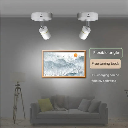 Wireless LED Spotlight Set